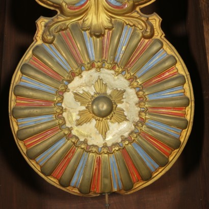 Grandfather clock-detail