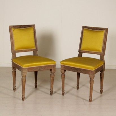 Pair neoclassical chairs