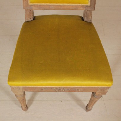 Coppia sedie neoclassiche - particolare