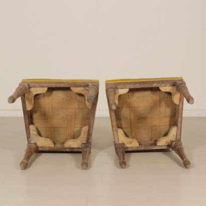Pair neoclassical chairs - detail
