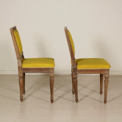 Pair neoclassical chairs - side