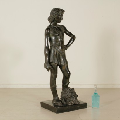 sculpture, terracotta sculpture, glazed terracotta sculpture, david del verrocchio, david by andrea del verrocchio, dini cella, sculpture dini cellai, sculpture david, sculpture david del verrocchio, {* $ 0 $ *}, anticonline