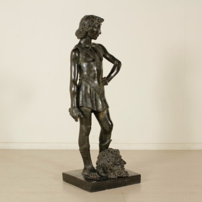 sculpture, sculpture en terre cuite, sculpture en terre cuite émaillée, david del verrocchio, david par andrea del verrocchio, dini cella, sculpture dini cellai, sculpture david, sculpture david del verrocchio, {* $ 0 $ *}, anticonline