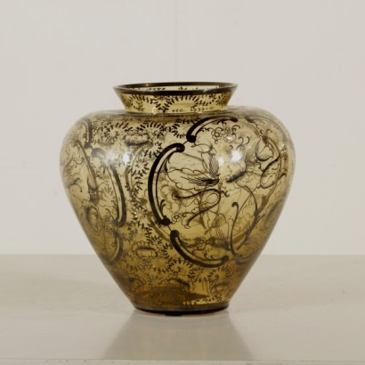 Blown murano glass vase