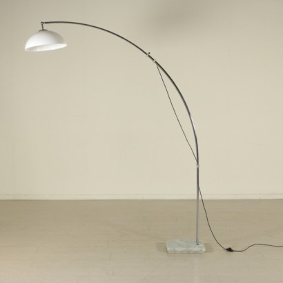 lamp, 60's lamp, 60's, 70's lamp, 70's, floor lamp, lamp with extendable arm, extendable arm, marble base lamp, marble base, Plexiglas diffuser, designer lamp, Italian design, lamp by modern antiques, Italian modern antiques, Italian design, vintage lamp, Italian vintage, {* $ 0 $ *}, anticonline