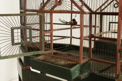 Cathedral shaped Aviary - detail