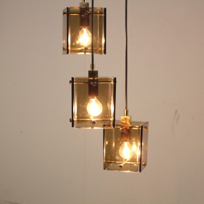 {* $ 0 $ *}, Lampe, 60er Jahre Lampe, 60er Jahre, Messinglampe, Glaslampe, Vintage Lampe, Designer Lampen, italienisches Design, moderne Lampe, italienische moderne Kunst