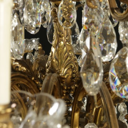 Large chandelier in bronze - special