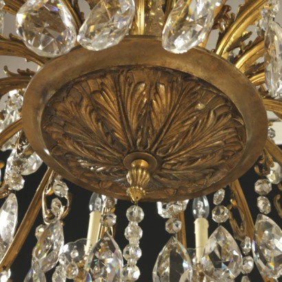 Large chandelier in bronze - special