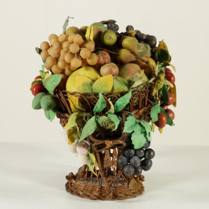 Wax fruit basket