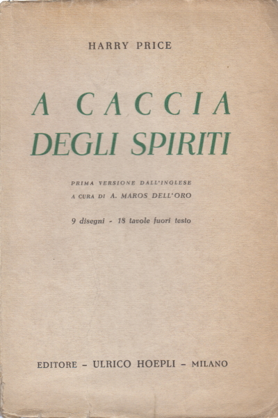 A caccia degli spiriti, Harry Price