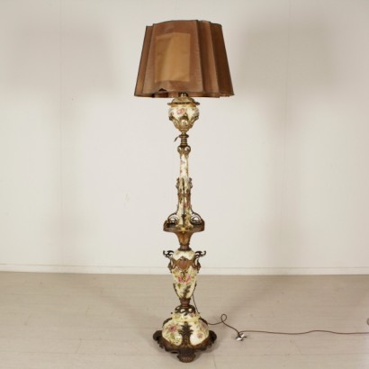 lamp, floor lamp, 900 lamp, early 1900s lamp, ceramic lamp, ceramic structure lamp, ceramic structure, ceramic lamp, decorated lamp, glazed ceramic lamp, ceramic body, {* $ 0 $ *}, anticonline