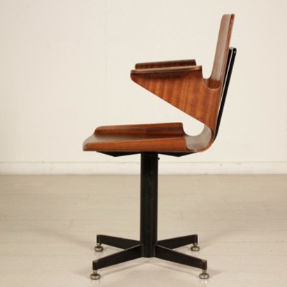 chaise, seule chaise, chaise vintage, chaise moderne, chaise design, chaise avec accoudoirs, chaise en contreplaqué, chaise en contreplaqué courbé, chaises de 50, chaise de 60, 50, 60, {* $ 0 $ *}, anticonline