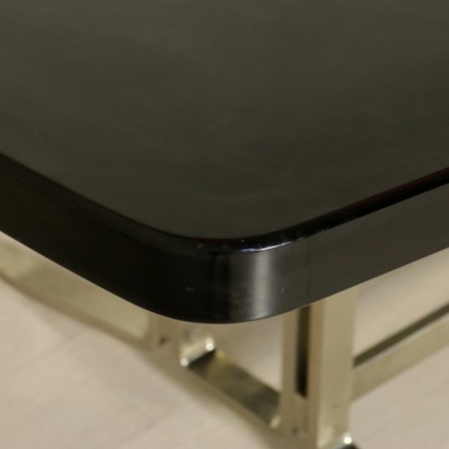 tavolo, tavolo formanova, tavolo di design, tavolo anni 70, anni 70, tavolo design italiano, tavolo di modernariato, tavolo vintage, tavolo per riunioni, grande tavolo, tavolo base in metallo, tavolo base in metallo cromato, base in metallo cromato, di mano in mano, anticonline