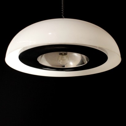 {* $ 0 $ *}, 60er-70er - Lampe, 60er, 70er, Jahrgang Lampe, Designer - Lampe, moderne Lampe, Jahrgang Beleuchtung, Italienisch Jahrgang, Italienisch moderne Kunst, moderne Kunst Beleuchtung, 60er Lampe, 70er - Lampe, Deckenleuchte, Plexiglas- Lampe, verchromte Metalllampe