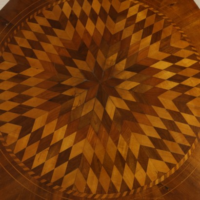 Inlaid Hexagonal Coffee Table 19th Century