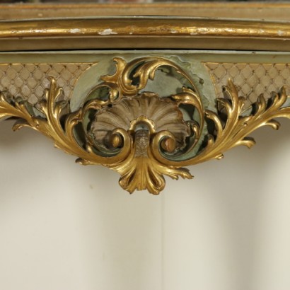 console, console avec miroir, console antique, console antique, console antique avec miroir, console antique avec miroir, console de style baroque, console baroque, console 900, moyenne 900 console, console en bois laqué, console sculpté, style baroque, meubles anciens, antiquité meubles, meubles de style baroque, meubles de style baroque, {* $ 0 $ *}, anticonline