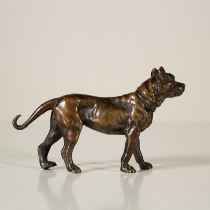 Bronzehund, Bronzestatue, Bronzeskulptur, 900 Bronzehund, anonymer Autor, {* $ 0 $ *}, Bronzeskulptur, Hundeskulptur