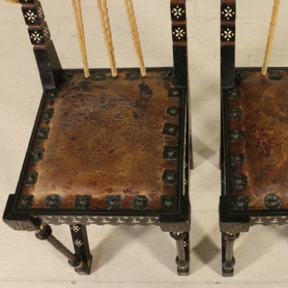 Chaises du designer Carlo Bugattii