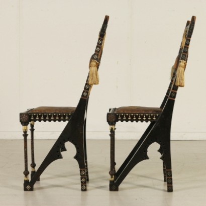 Chaises du designer Carlo Bugattii