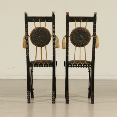 Chaises du designer Carlo Bugattii