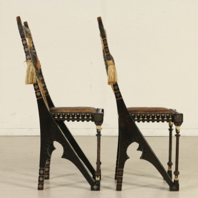 Chaises du designer Carlo Bugattii