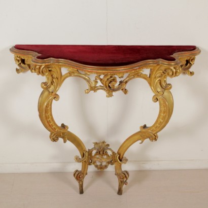 Console carved and gilded
