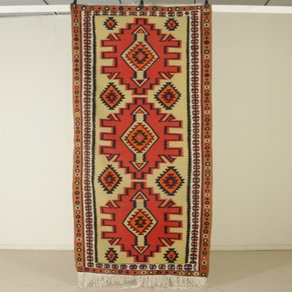 Kilim Carpet (Iran) Wool and Cotton 1970s-1980s