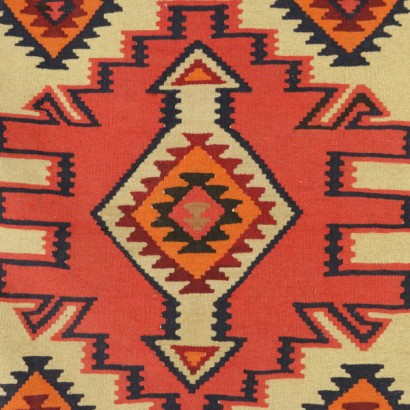 Kilim Carpet (Iran) Wool and Cotton 1970s-1980s