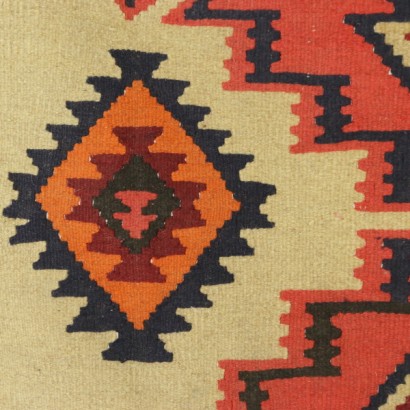 Kilim Carpet (Iran) Wool and Cotton 1970s-1980s