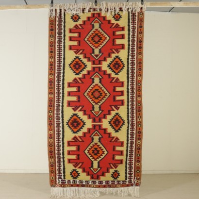 Kilim Carpet (Iran) Wool and Cotton 1970s-1980s
