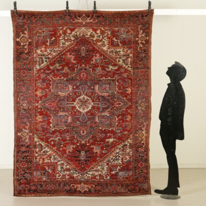 {* $ 0 $ *}, rug, heriz rug, iran rug, iranian rug, heriz iran rug, cotton rug, wool rug, medium knot rug, medium knot rug