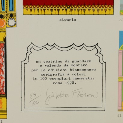 Siebdruck von Giosetta Fioroni