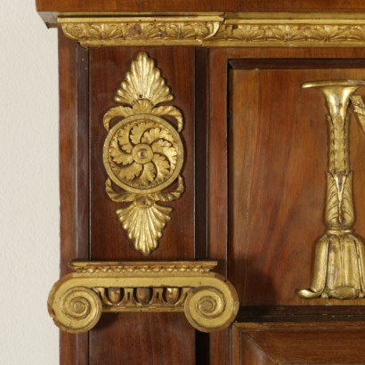 Empire Console with Mirror - detail