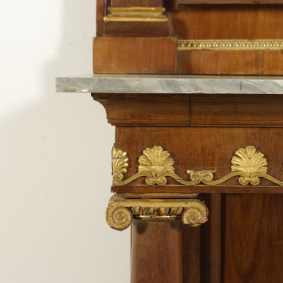 Empire Console with Mirror - detail