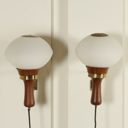 di mano in mano, lampade anni 60, anni 60, lampade vintage, coppia di lampade, lampade di modernariato, vintage italiano, modernariato italiano, illuminazione vintage, illuminazione anni 60, lampade modernariato, lampade in teak