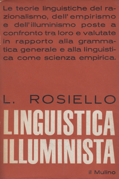 Linguistica illuminista, Luigi Rosiello