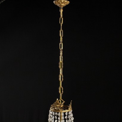 {* $ 0 $ *}, candelabro de globos, candelabro 900, candelabro antiguo, candelabro antiguo, candelabro de cristal, candelabro de principios del siglo XX, candelabro de principios del siglo XX