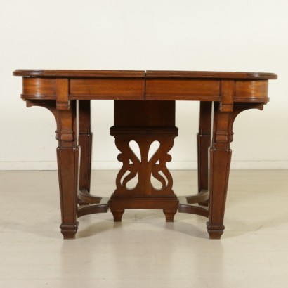 {* $ 0 $ *}, liberty extendable table, liberty table, extendable table, 900 table, mahogany table, early 1900 table, early 1900 table, early 1900 table, early 1900 table, square top table, square top