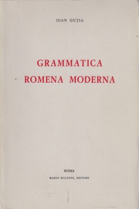 Grammatica romena moderna