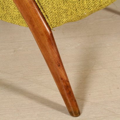 {* $ 0 $ *}, sillón de los años 50, sillón moderno de los años 50, antigüedades italianas modernas, sillón vintage, sillón vintage italiano, sillón de diseño, diseño italiano, sillón reclinable, sillón de haya