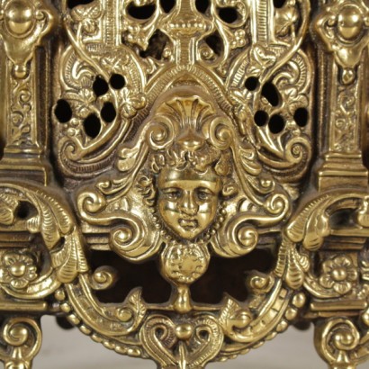 di mano in mano, trittico da camino, trittico antico, trittico antiquariato, trittico 900, trittico in bronzo, trittico da camino in bronzo, orologio con candelabri, orologio antico, orologio antiquariato, candelabri antichi, candelabri antiquariato, orologio walt, orologio firmato walt, candelabri a cinque luci