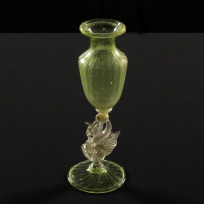 {* $ 0 $ *}, vase en verre soufflé, vase antique, vase antique, vase 900, vase début 1900, vase début 900, vase début 900