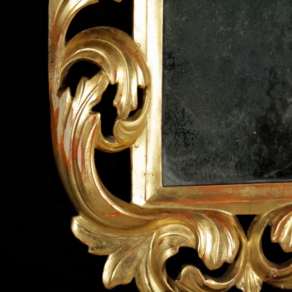 Pair of Gilded Frames with Mirror