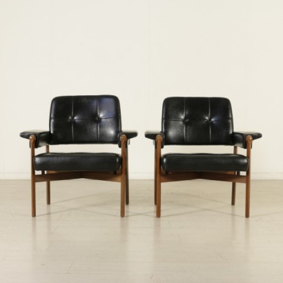 {* 0 * $ $}, 50er-60er Jahre Sessel, 50er Jahre Sessel, 60er Sessel, 50er, 60er, Vintage Sessel, moderne Sessel, Designersesseln, Italienisch Jahrgang, modernen italienischen Antiquitäten, italienisches Design, Vintage - Möbel, Vintage - Möbel, Vintage - Accessoires , Teakholzsessel, Teakholzsessel, Teakholz, Kunstledersessel, Kunstledersessel