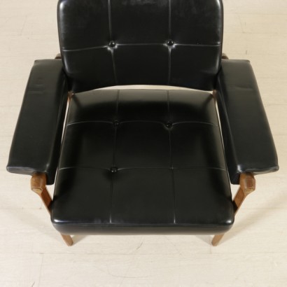 {* 0 * $ $}, 50er-60er Jahre Sessel, 50er Jahre Sessel, 60er Sessel, 50er, 60er, Vintage Sessel, moderne Sessel, Designersesseln, Italienisch Jahrgang, modernen italienischen Antiquitäten, italienisches Design, Vintage - Möbel, Vintage - Möbel, Vintage - Accessoires , Teakholzsessel, Teakholzsessel, Teakholz, Kunstledersessel, Kunstledersessel