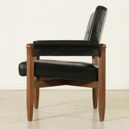 {* 0 * $ $}, 50er-60er Jahre Sessel, 50er Jahre Sessel, 60er Sessel, 50er, 60er, Vintage Sessel, moderne Sessel, Designersesseln, Italienisch Jahrgang, modernen italienischen Antiquitäten, italienisches Design, Vintage - Möbel, Vintage - Möbel, Vintage - Accessoires , Teakholzsessel, Teakholzsessel, Teakholz, Kunstledersessel, Kunstledersessel