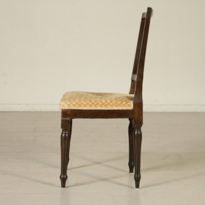 Gruppo di tre sedie neoclassiche - particolare