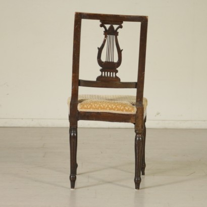 Group of three neoclassical chairs - backrest