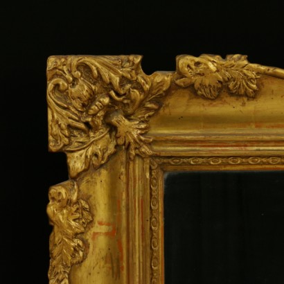 {* $ 0 $ *}, miroir, miroir antique, miroir antique, miroir fin 800, miroir 800, miroir début 900, miroir 900, miroir début 900, miroir début 1900, miroir doré, miroir sculpté, grand miroir